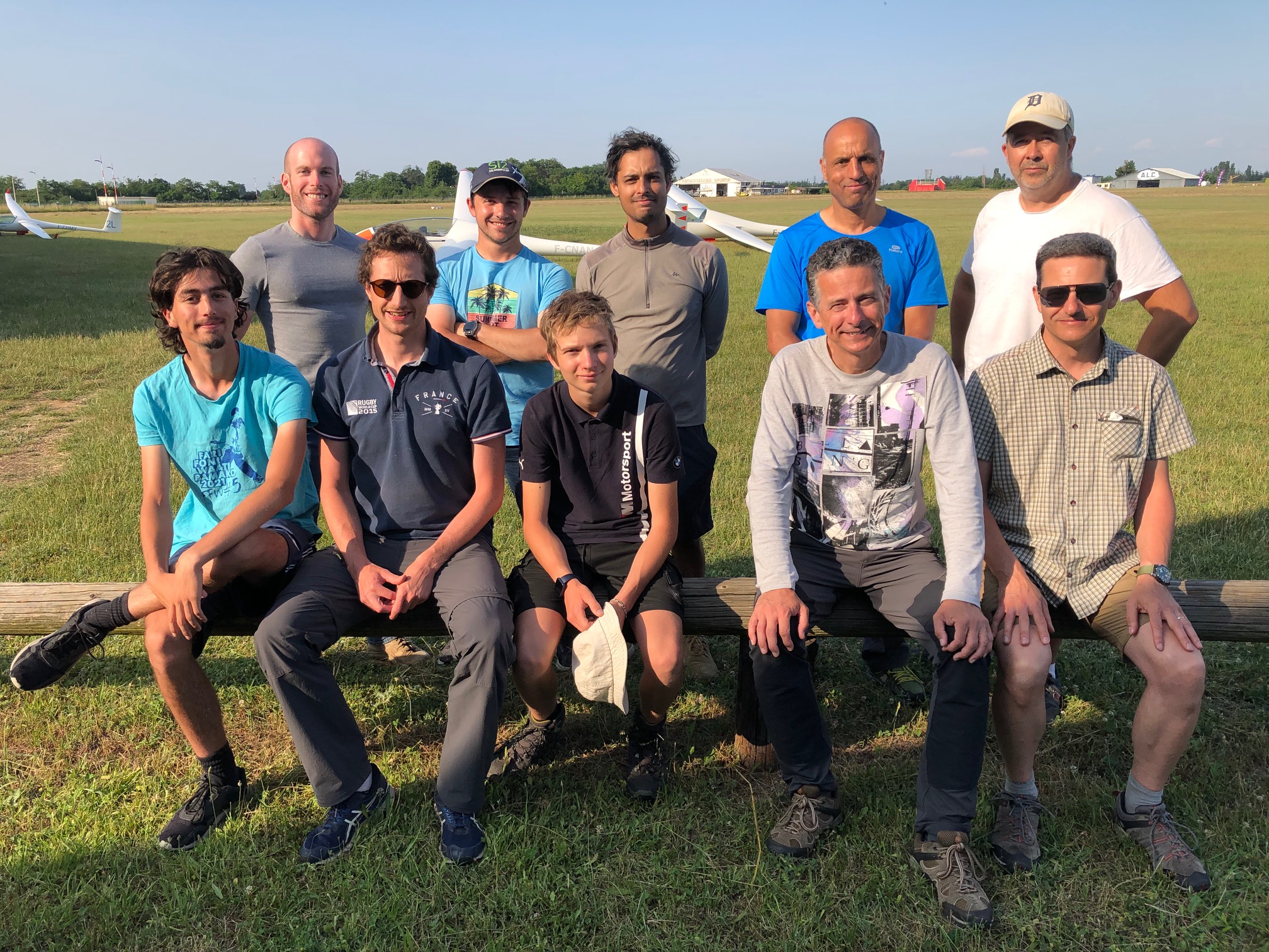 Le groupe de stagiaires aux complets lors du stage (sans Henri)