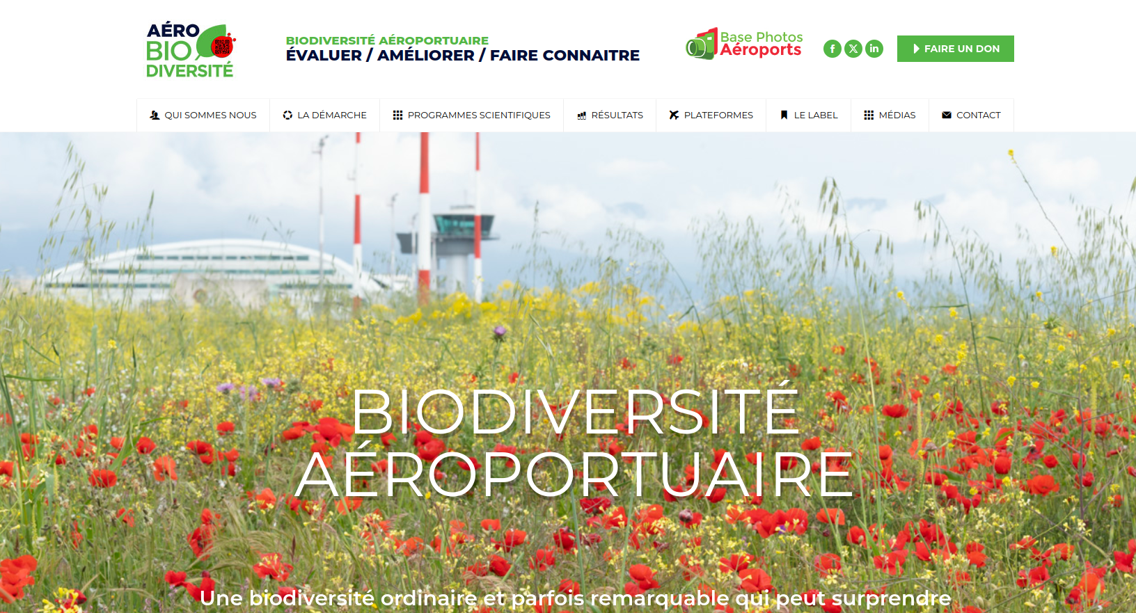 Visite d’Aéro  BIO diversité